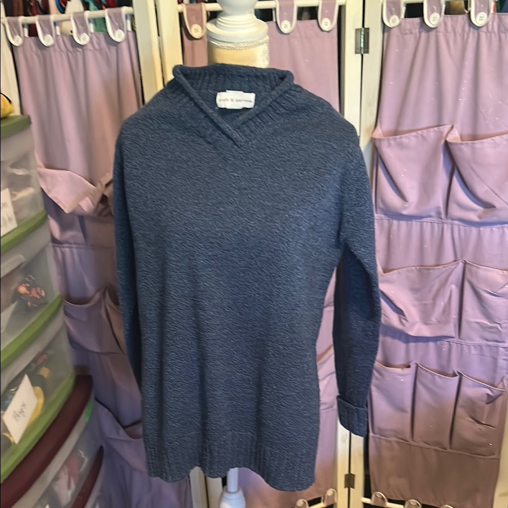 Blue Knit Sweater
